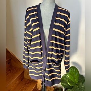 Vintage Suburbans Striped Cardigan